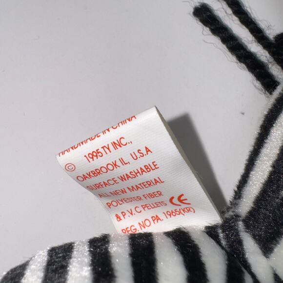 Ty Beanie Baby Ziggy the Zebra - Picture 5 of 6